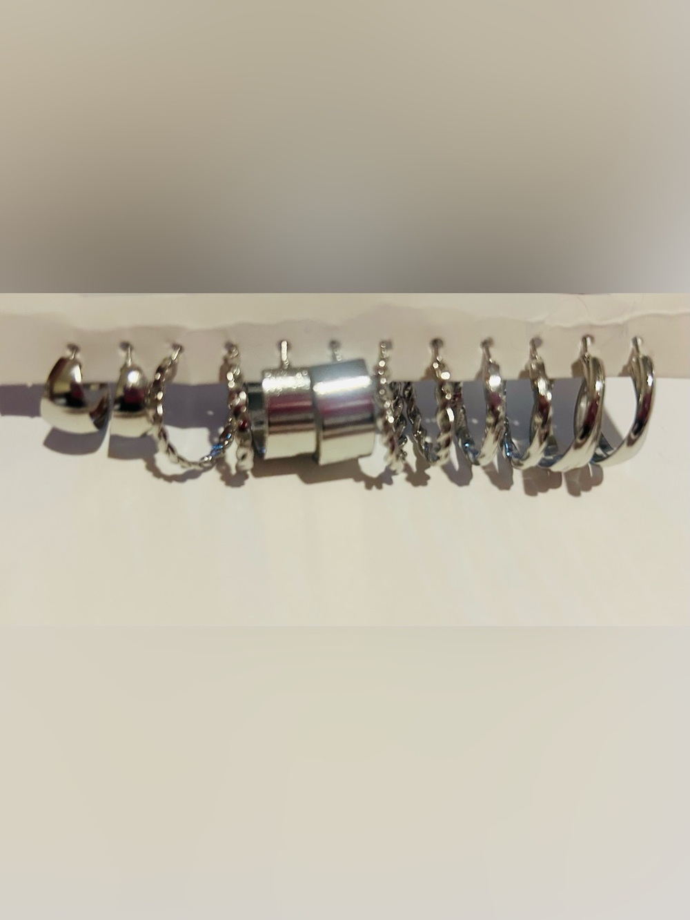 New 6 Pair Fashion Jewelry Earrings Silver Color (not silver) Pierced Posts